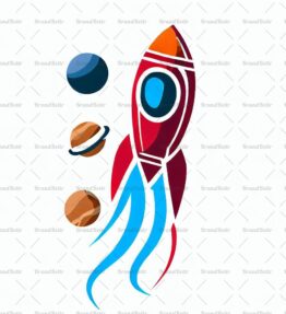 Rakete und Planeten